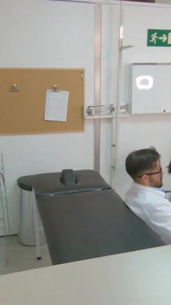 Unforgettable moment from "Sexy and cute virgin teen had real orgasms being fucked by the old doctor gynecologist with huge"