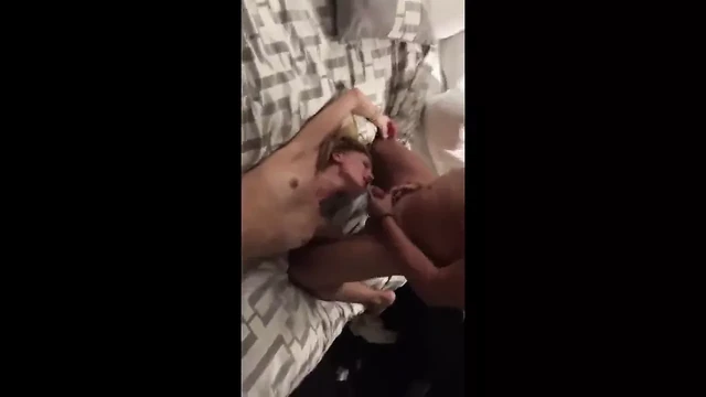 Husband films his sexy blonde wife with another man