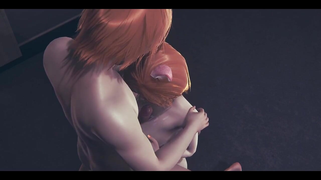 Hentai Uncensored - Two Kitty Girls with Two Boys Fucking - japonês asiático Manga Anime Film Game Porn