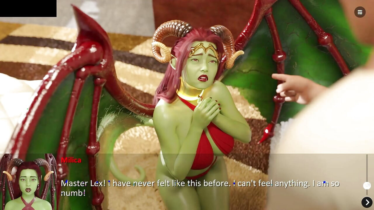 Demoness сосет член, пока подруга свингов - заклинание коррупции маршрут No6 пристукнутый к секс-игре