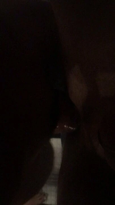 Late night getting fucked in a sling