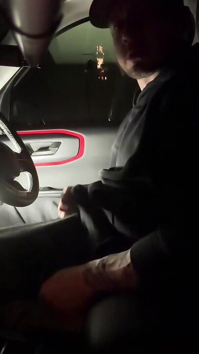 Car Masturbate and Cum