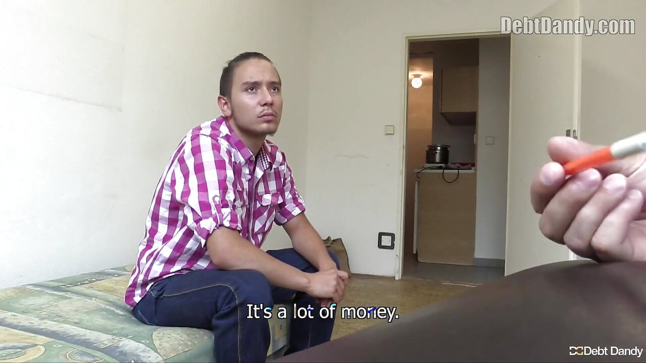 Debt Dandy Offers Broke Client Fast Cas'h for Quick Bareback Doggystyle Action