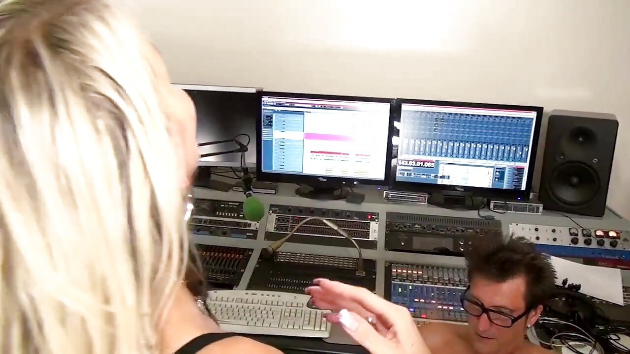 Blonde milf rides big cock