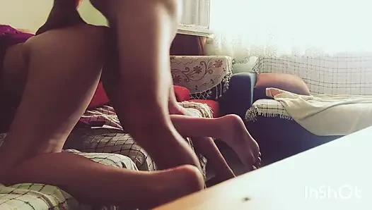 Azgın amcam film izlerken bana katıldı