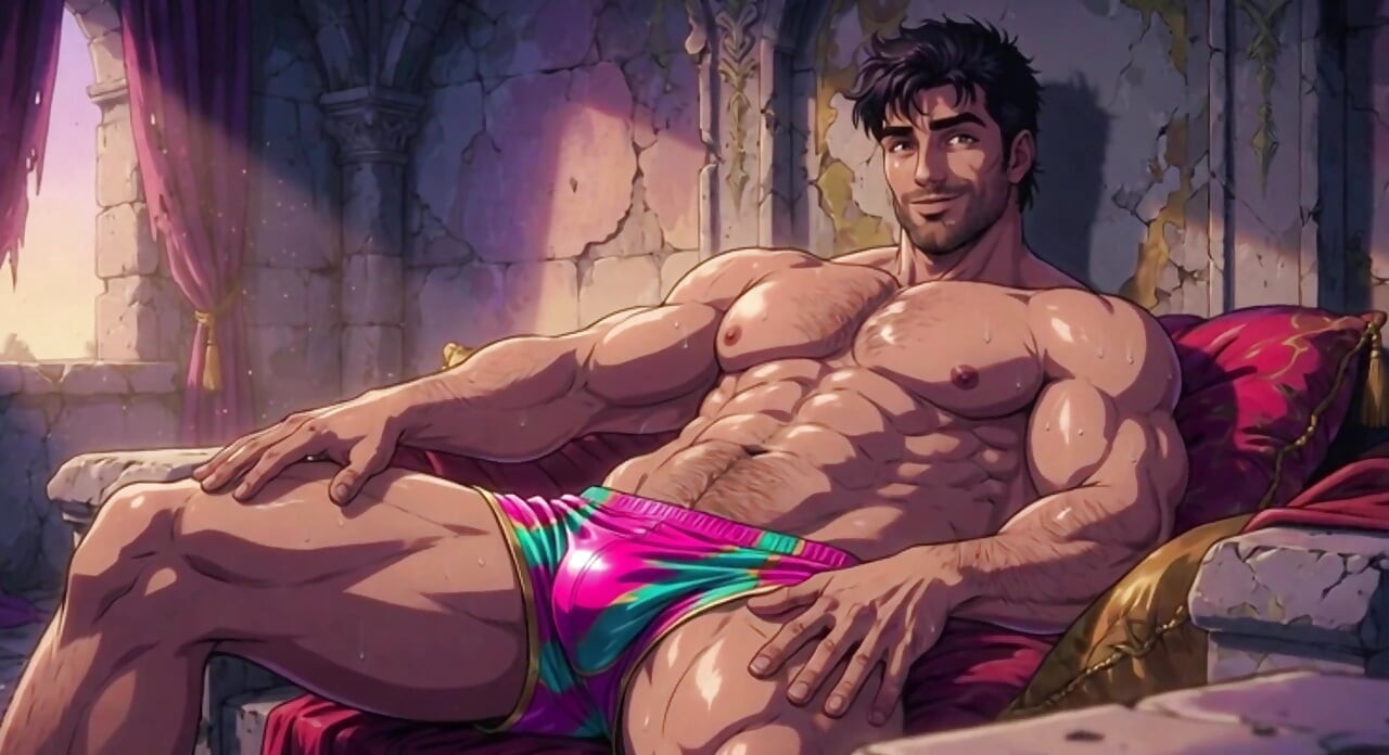 Ερωτικός ήχος και κινούμενα σχέδια Hunk