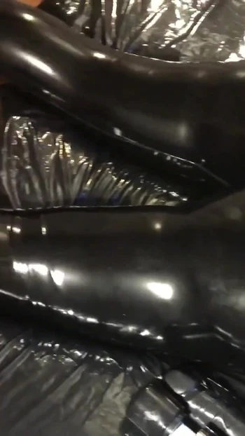 Epic moment from "Latex, Dildo, Heels and Feet - User Request"