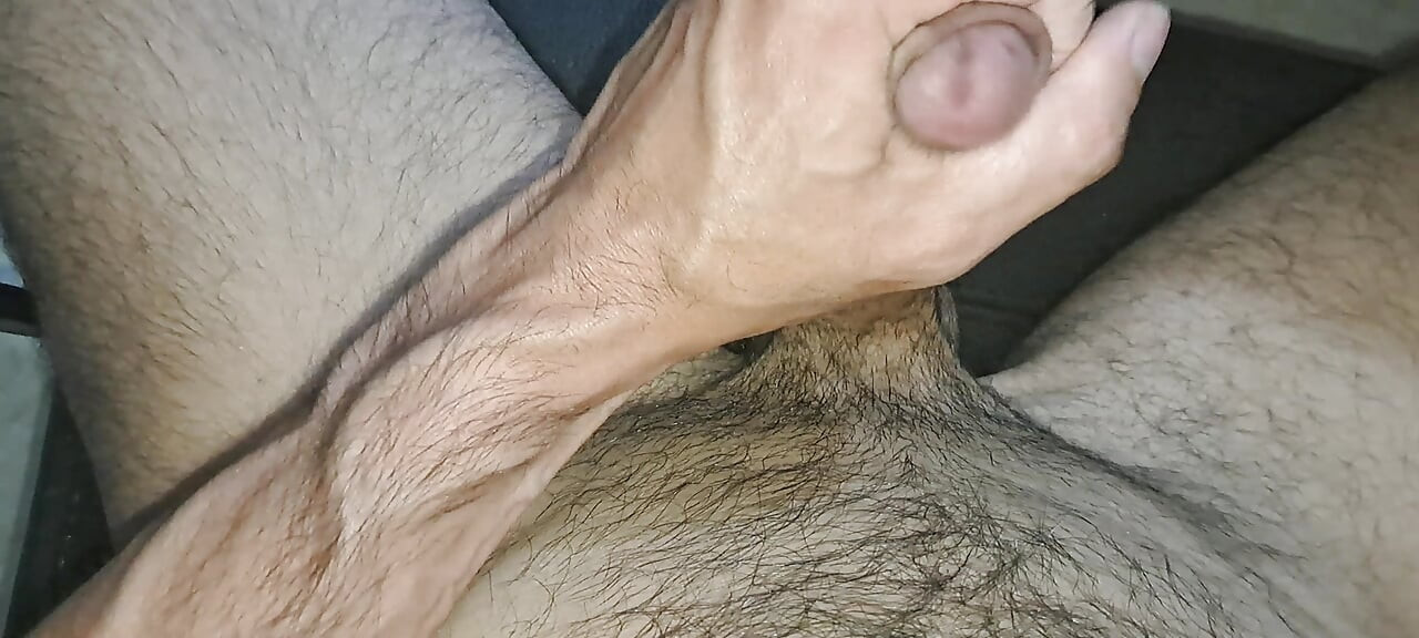 Cumshot control while watching porn.