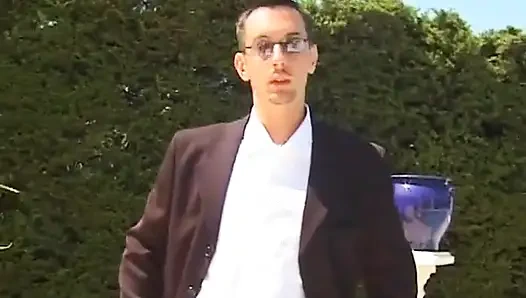 Foot Wanking Domina From France Riding and Sucking Cock