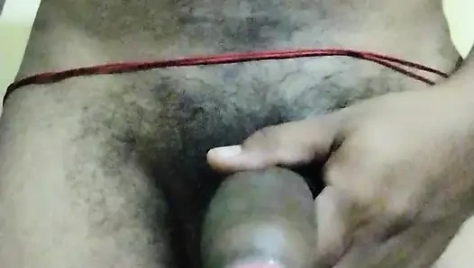 Sexy dick jerking of by telugu boy
