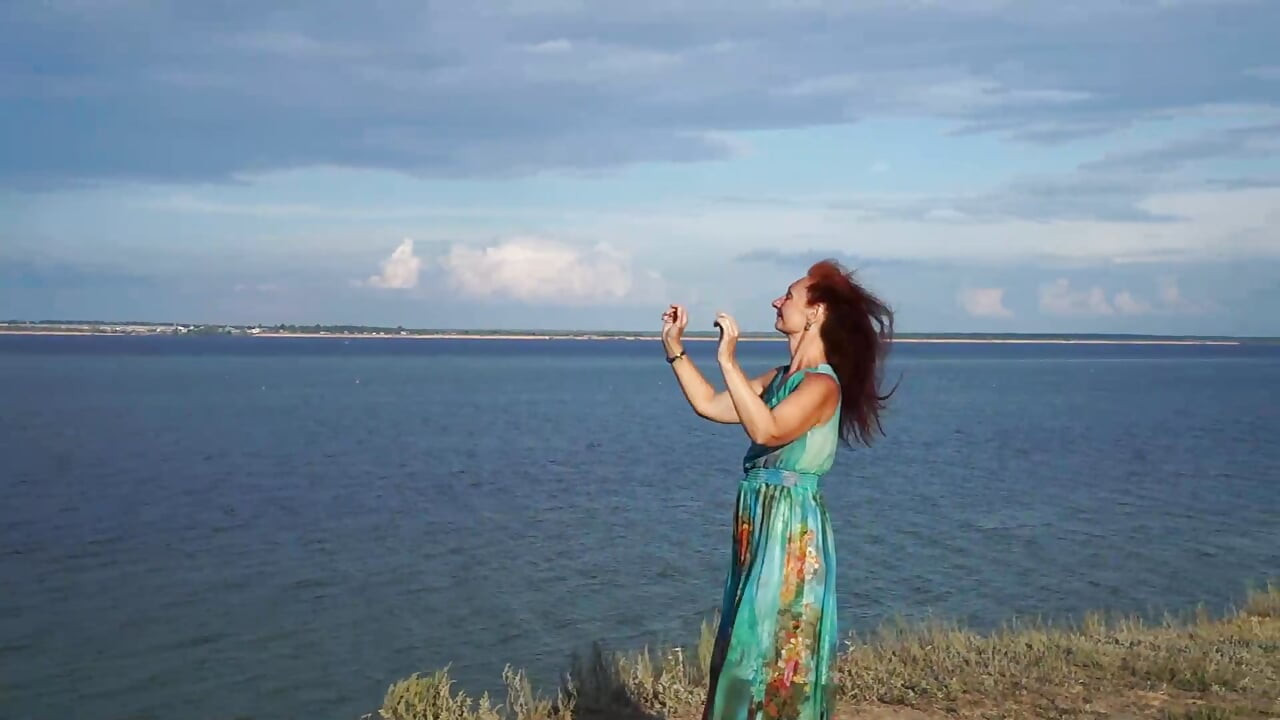 On steep over Volga-river