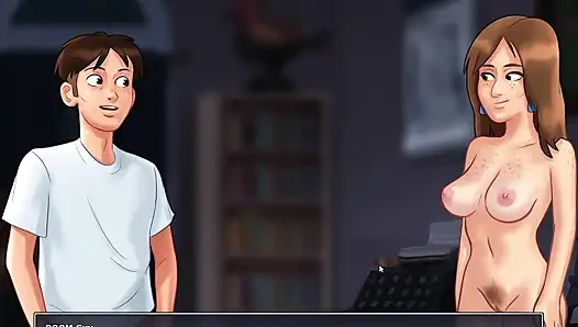 My French Teacher Seduces me in her office in college in Summertime Saga xxx (All chars 18+)