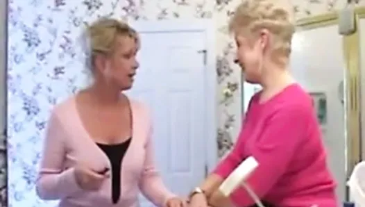 Two Mommys give their Student some extra lessons