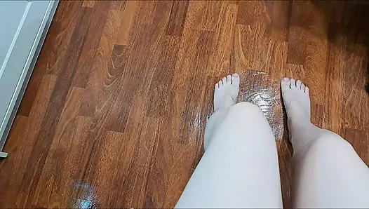 Riding on a Chair on a Soap-soaked Floor