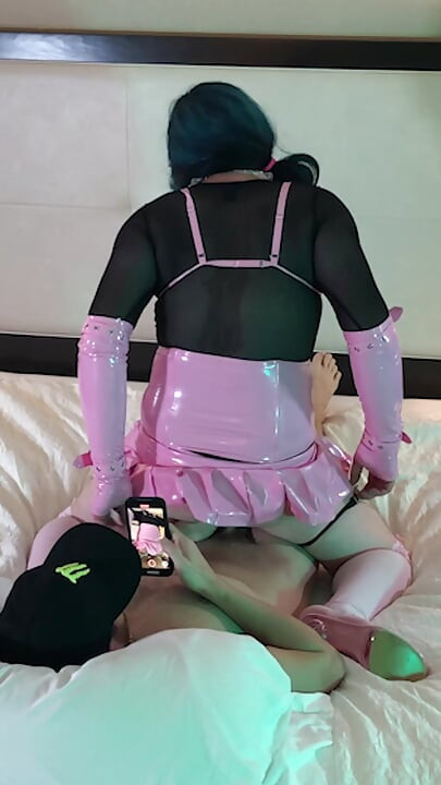 Fucking Sexy Sissy in Chastity - Compilation 7