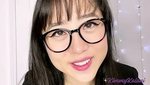 Asyalı hatun tıbbi çalışma sırasında penisinle aşık oluyor -asmr- kimmy kalani
