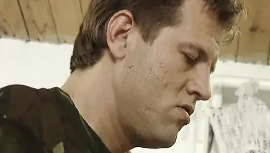 French Solider Pounded and Covered with Cum