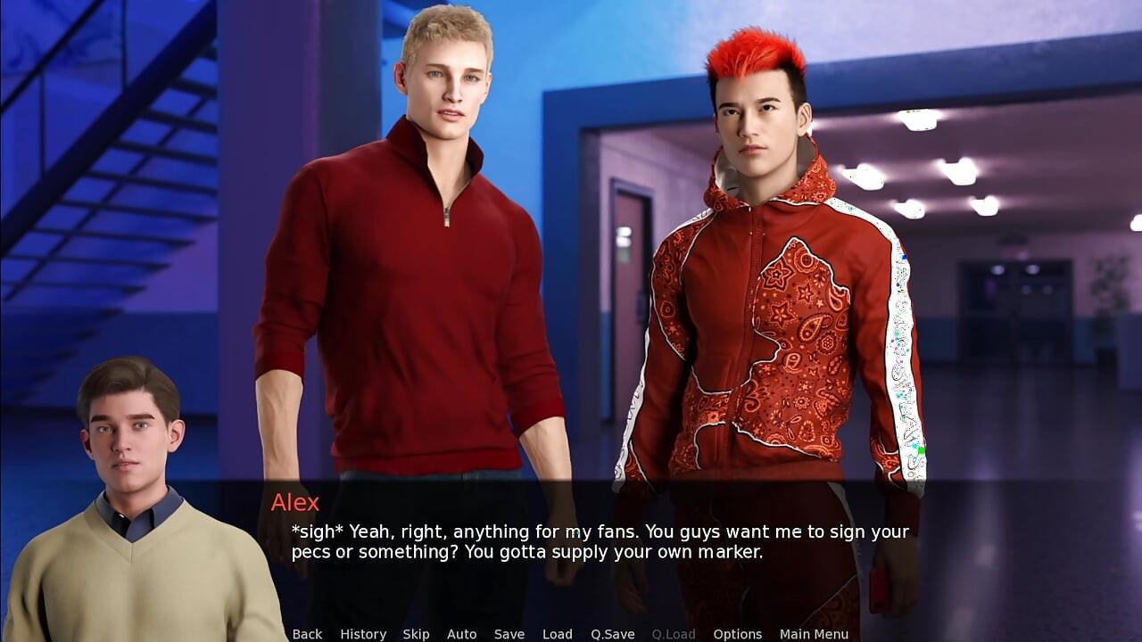 Alex: Trending Twink - produktivní konvoj s oranžovým vlasy hráče