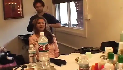 Hairstyling Session Featuring Tera Patrick