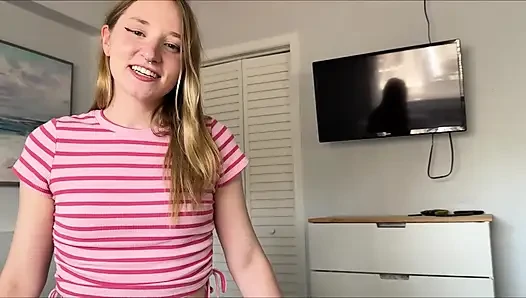 Australian Step Daughter Experiments with Anal - Abbie Sykes - Anal Therapy - Alex Adams