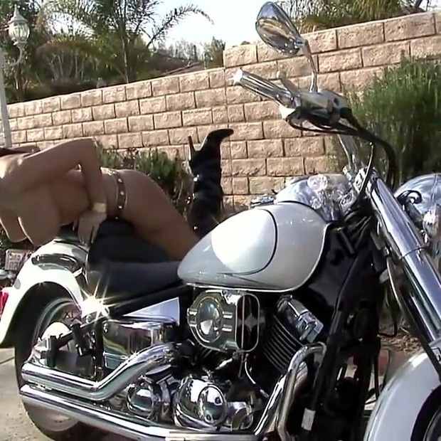 A Beautiful MILF Ride on the Big Bike