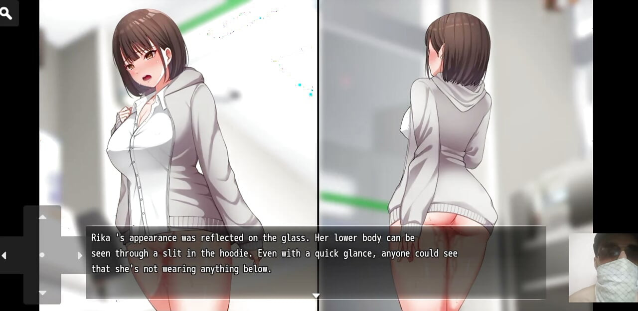 Nightwalk!Hentai game gameplay! Exhibitonist virgin girl masturate in public and got caught and fucked.