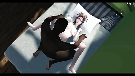 Cyber Goddess with Forbidden Curves- 3D Animation Hentai