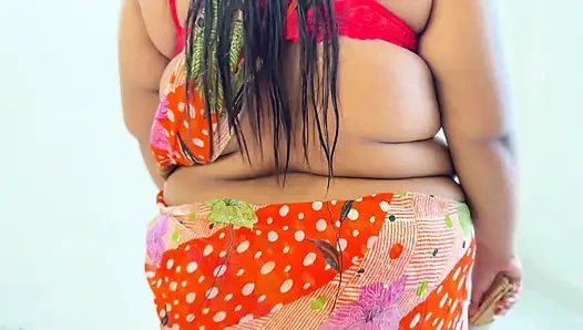 Indische ethnizität schönes sari-tragenendes zimmermädchen in Saudi-Arabien gefickt - hardcor ficken & sperma