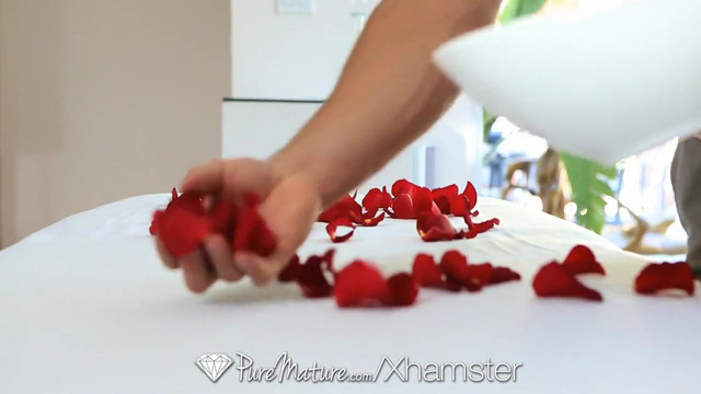 Kiera King’s Sensual Massage by the Bed of Roses
