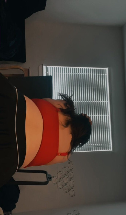 Grinding on Big Dildo
