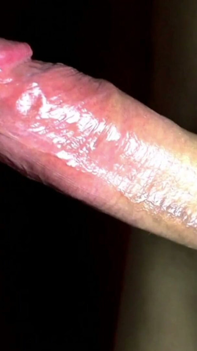 very sexy gentle massage of the penis and streams of lubrication close-up | Clip 2
