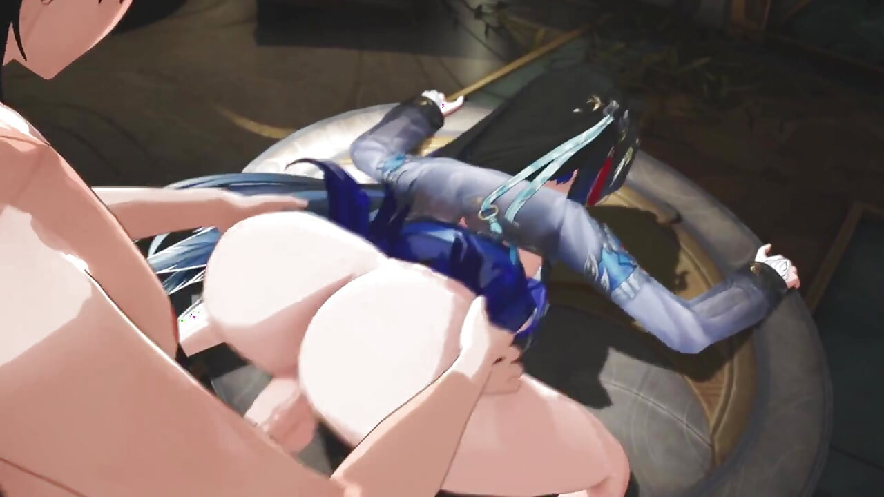 Wuthering waves - adegan seks intim yangyang dan rover - animasi hentai 3d