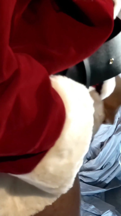 Powerful moment from "Santa Humping Sex Doll To Moaning Cumshot During Christmas"