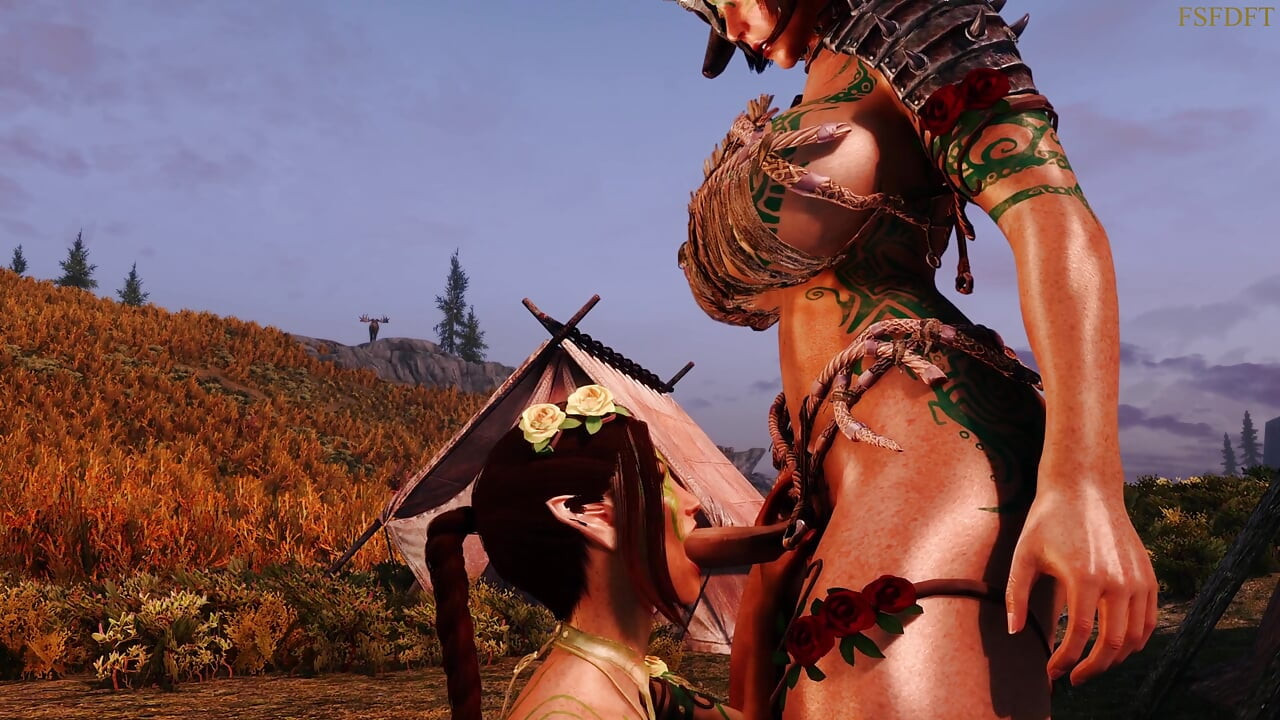 - Bosmer's Morning Routine - Skyrim Futanari on Female