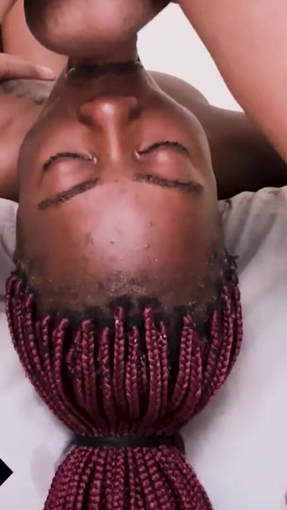 This EBONY girl ditched bible study to come over... ended up BLOWING my cock till it was dripping | Clip 2