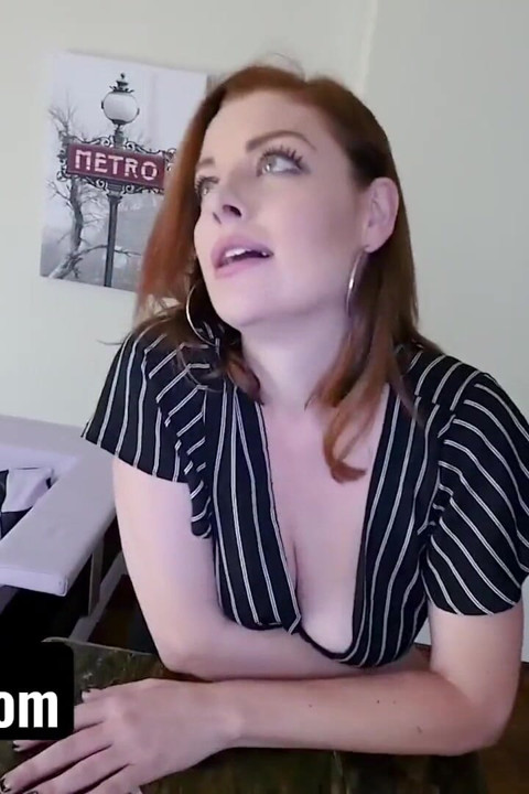 PervMom - redhead milf won't give up hot studs car key until he fucks her pussy hard