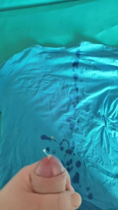 Cumshot in Workwear
