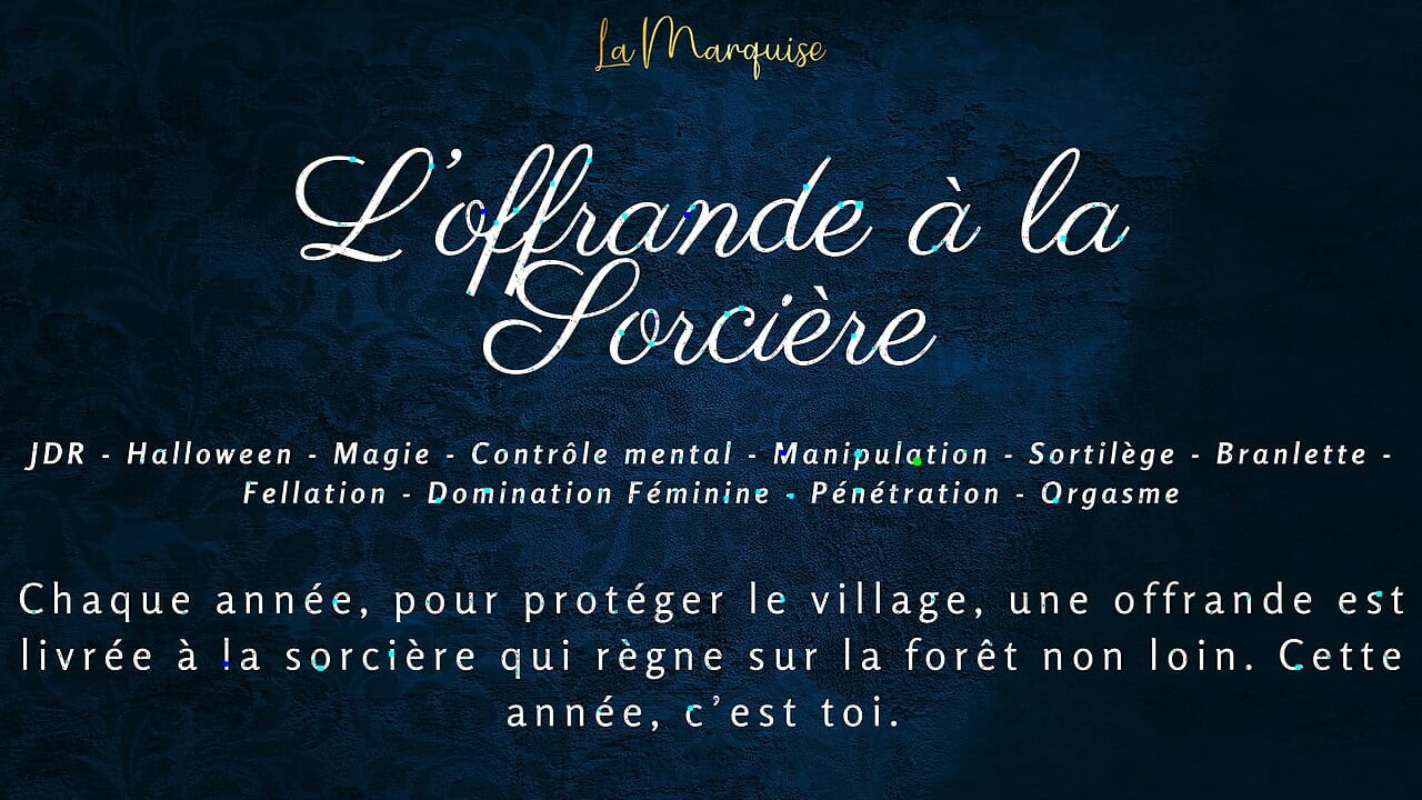 French Audio Porn | The witch uses you for your pleasure