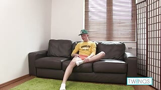 Blonde Twink Cutie Leon N Masturbates And Dildo Bangs His Ass Hole!