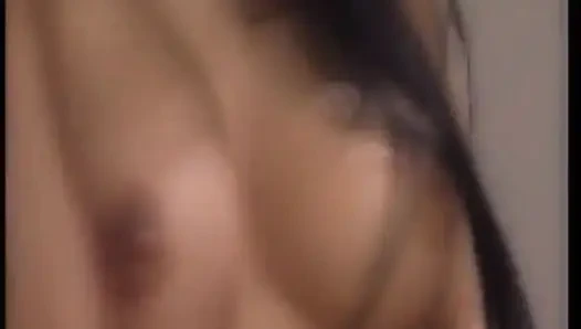 Brunette German with Naturals Gets Fisted in Vintage FFM Age Gap