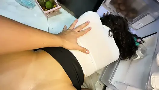 Boss fucks maid while doing grooming