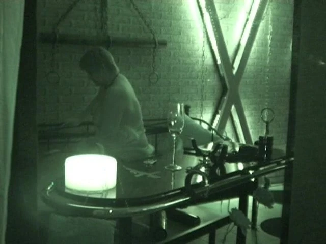Femdom session at night