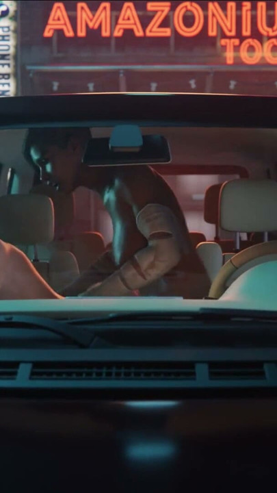 Axen & Amazonium Tasty hot big ass riding huge cock in the car intense hard sex delicious big ass pleasure swallowing cum hard | Clip 2