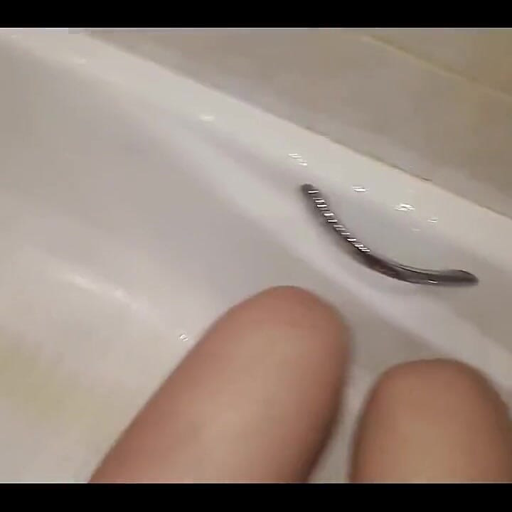 So desperate in the morning! I got my panties and feet wet