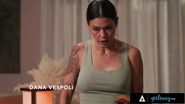 GIRLSWAY - Frustrated MILF Landlady Dana Vespoli Walks Around Naked To Evict Tenant Kimmy Kimm