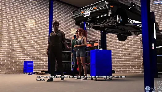 Race of Life - Schmutziger Sex Mit Einem Mechanikermädchen Nach Der Reparatur Eines Autos