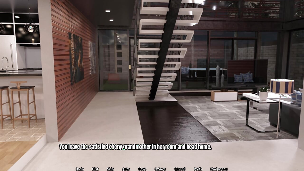 Grandmas House - BBW sucked me dry - asian girl asked me to fuck her virgin ass