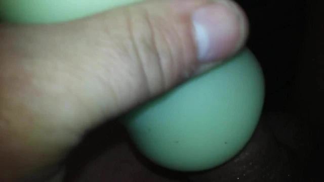 Masturbating