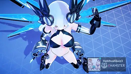 Mmd r18 black heart dientot habis-habisan sama kontol besar pria kulit hitam sampai lubangnya menganga lebar - bokep hentai 3d