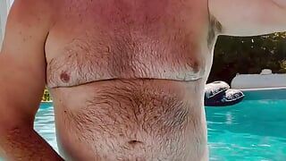 Afternoon Fun in the Pool with Daddy